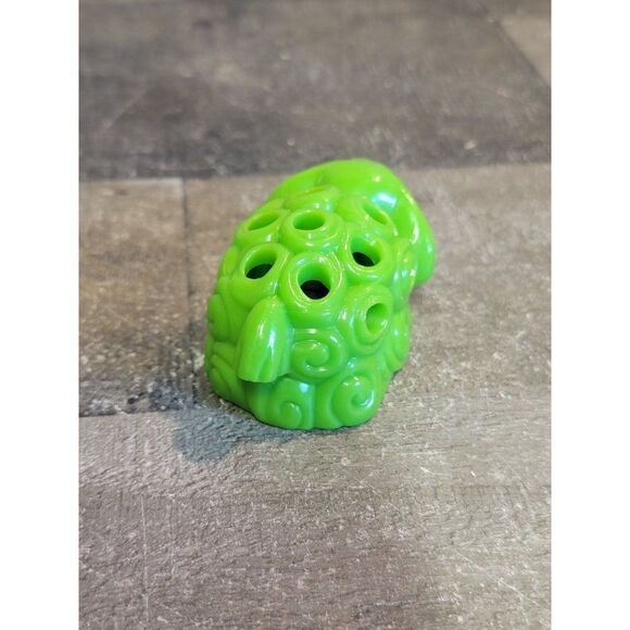 Green Play-Doh sheep hair animal zoo toy figure - Picture 4 of 5